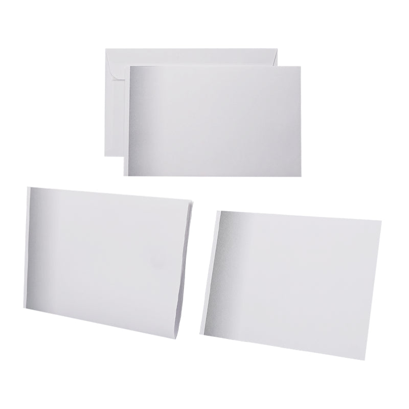 Trauerkarte n – 180 × 115 mm, Papier 200 g/m², Verlauf, Grau – 1'000 Stk