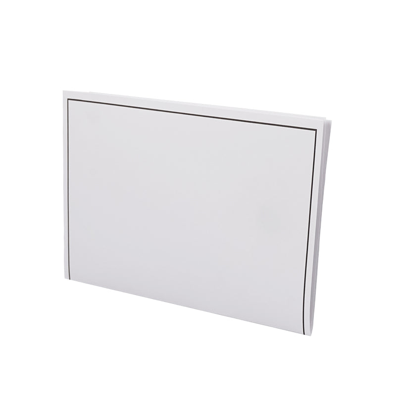 Trauerbogen rahmenschwarz Grusskarte – 180 × 225 mm – Papier, 100 g/m², 500er Pack