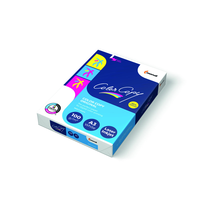 Colorcopy Kopierpapier – A3, 100 g/m², hochweiss – FSC – 48000 Blatt