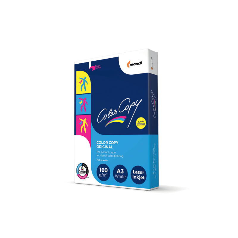 Color Copy Original Beschichtetes Laserpapier Satiniert Weiss – A3, 160 g/m², 1'250 Blatt