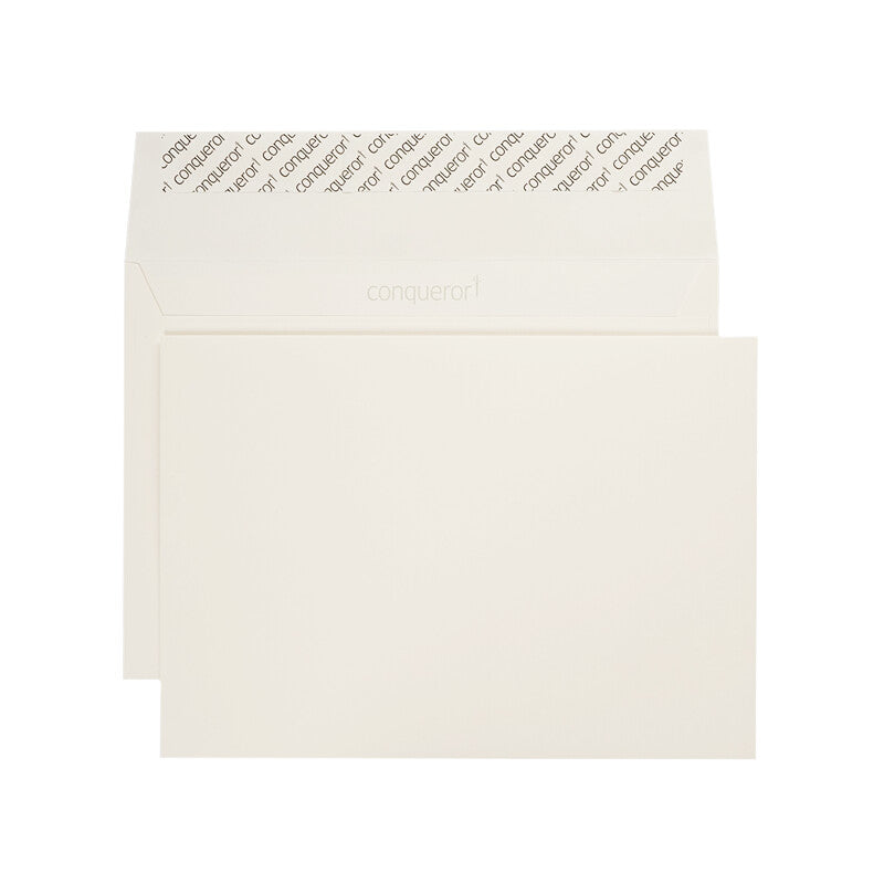 Conqueror Couvert C5, ohne Fenster, oyster, 120 g/m², Wove – 250 Stk.