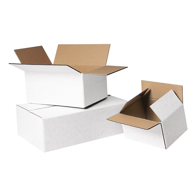 Wellkarton-faltboxe Faltbox, Weiss – 220 × 155 × 120 mm – 25 Stk.