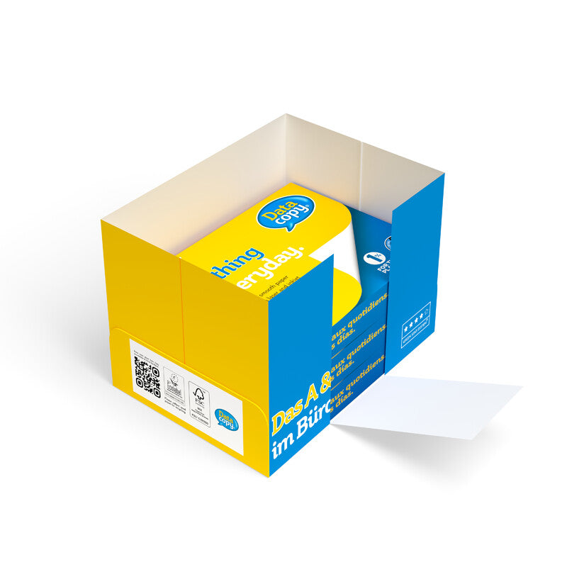 Datacopy premiumpaper Datacopy Kopierpapier – A4, 80 g/m², Hochweiss – FSC – 25000 Blatt