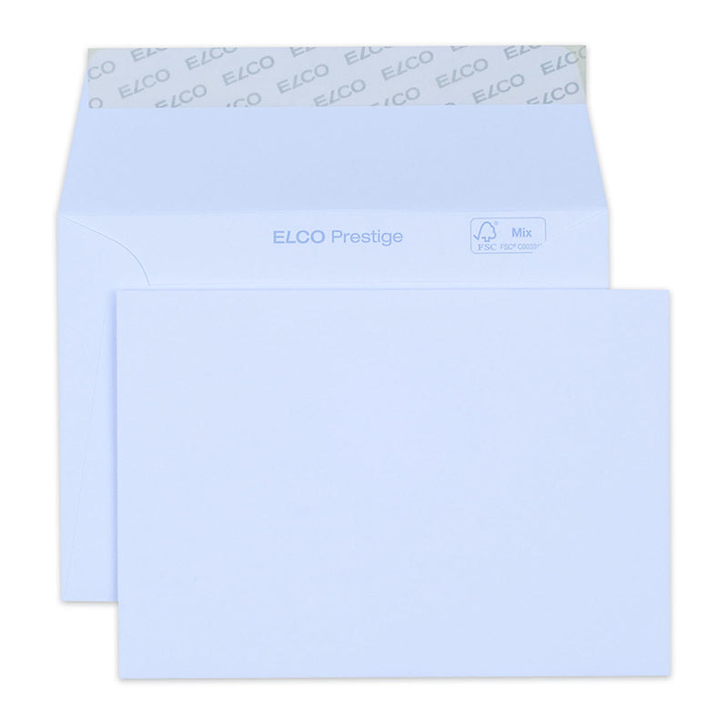 Elco Couvert C6, ohne Fenster, selbstklebend, hochweiss, 120 g/m² – 250 Stk.