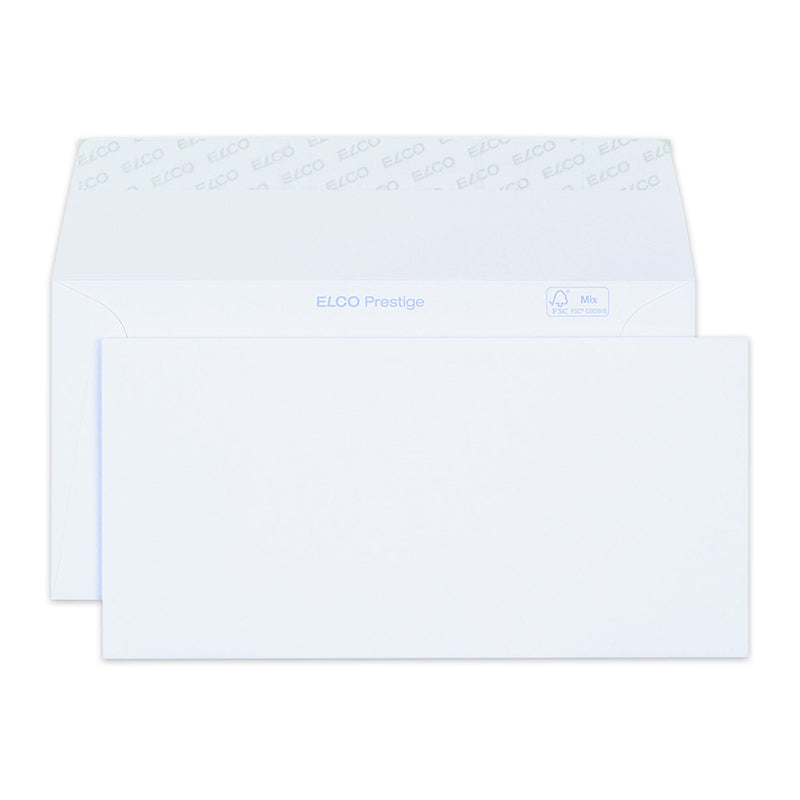 Elco Couvert C5/6, ohne Fenster, hochweiss, 120 g/m², Prestige – 250 Stk.