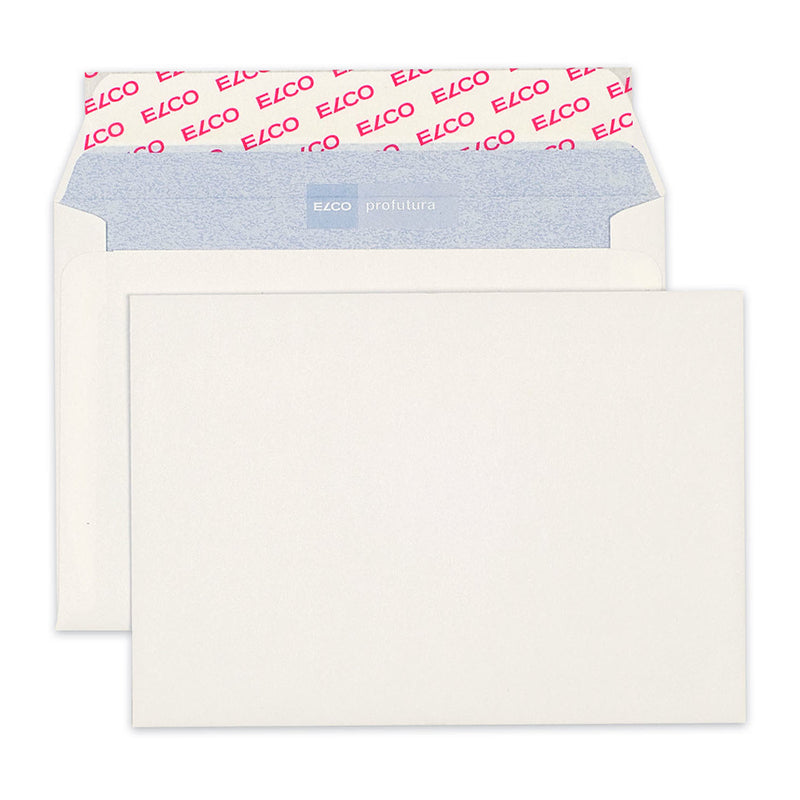 Elco Couvert C6, ohne Fenster, selbstklebend, naturweiss, 100 g/m², Recyclingpapier – 500 Stk.