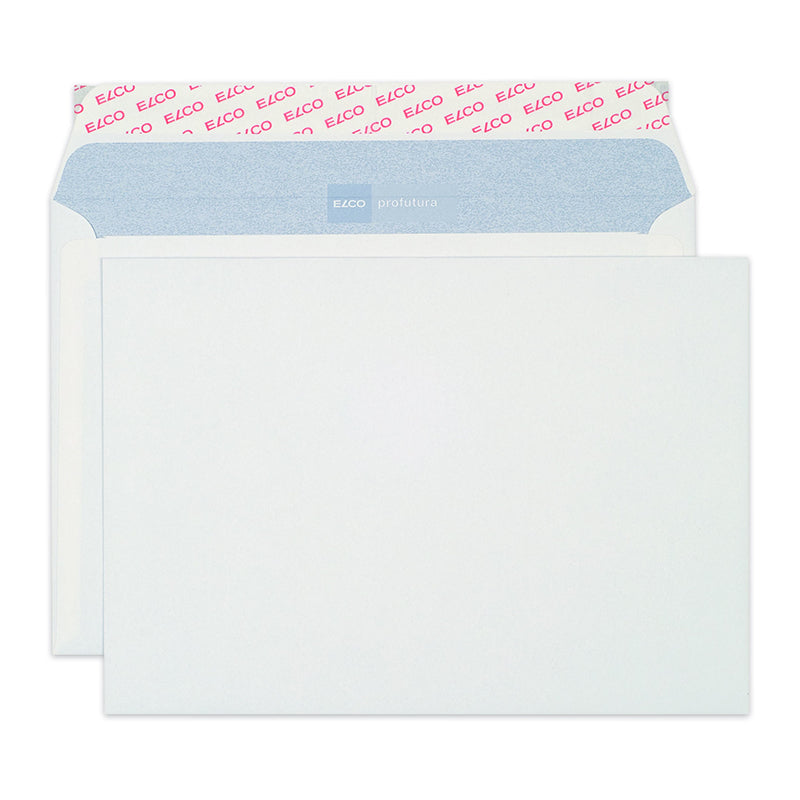 Elco Briefumschlag B5, ohne Fenster, selbstklebend, naturweiss, 100 g/m², recycelt – 500 Stk.