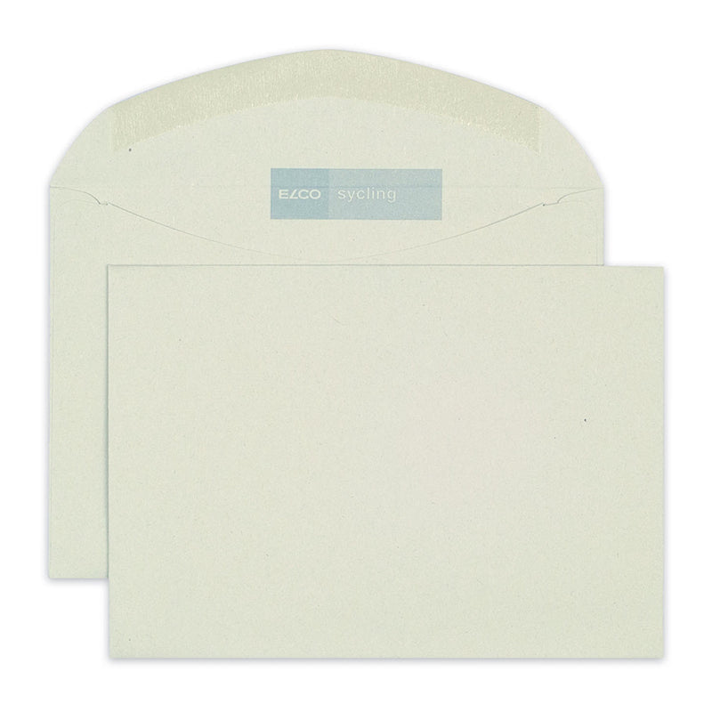 Elco Kuvert C6, ohne Fenster, recyclingweiss, 80 g/m² – 500 Stk.