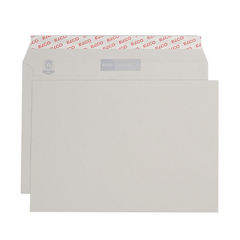 Elco Couvert C5, ohne Fenster, recyclingweiss, 100 g/m², 100 % Recycling – 500 Stk.