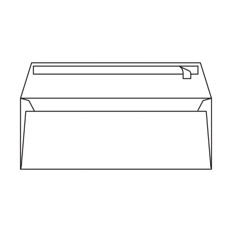 Conqueror Couvert C6/5 (220 × 110 mm), ohne Fenster, Vellum, 120 g/m², Papier, gerade Klappe – 500 Stk.