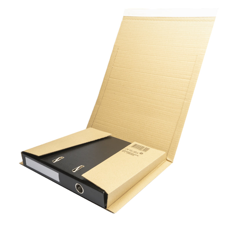 Ordnerverpackung braun, 1-wellig – 325 × 290 × 80 mm – 25 Stk.