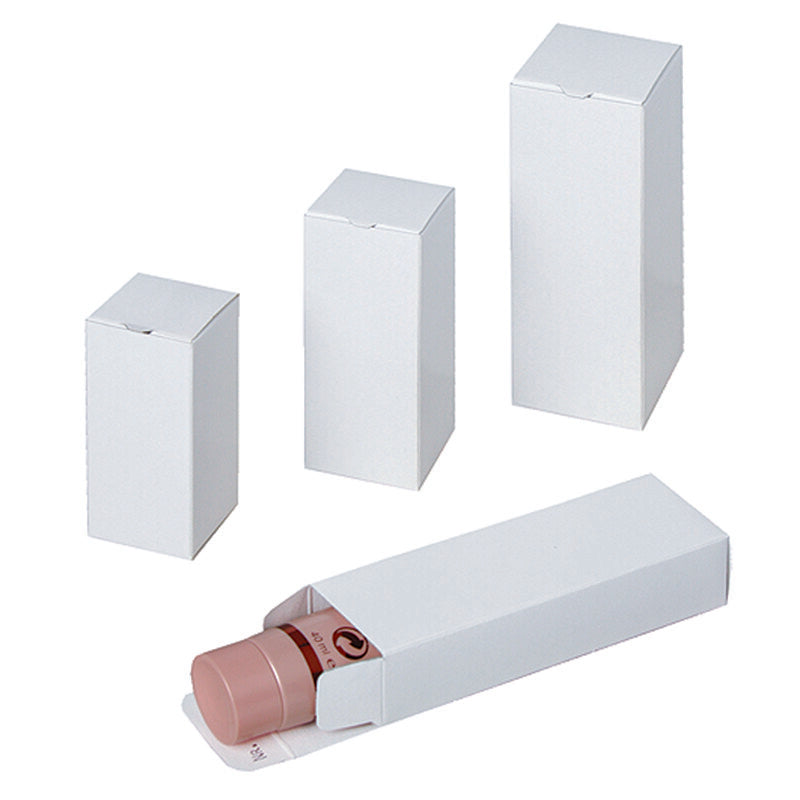 Faltschachtel Weiss – 40 × 28 × 130 mm – 100 Stk.