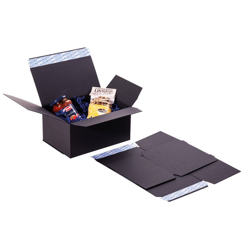 Wellkarton-faltboxe Wellkarton-Faltbox Faltbox, schwarz – 250 × 170 × 120 mm – 1 Stk. (Ab 25 Stk.)