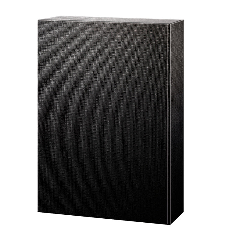 Geschenkverpackung Geschenkbox – FEFCO 0427 – 1-wellig, C-Welle, Kraftliner – Schwarz – Innenmass 360 × 260 × 93 mm – 25 Stück