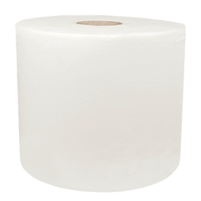 Putztuchrollen 100% Zellstoff, 2-lagig, weiss, 24,8 × 35 cm, 12 Stk.