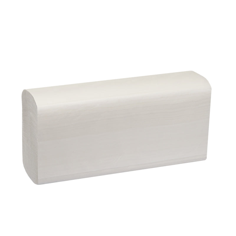 Falthandtücher Falthandtuch – Z-Falz, 2-lagig, Zellstoff, weiss, 237×240 mm, 25×150 Stk. - 105'000 Stück