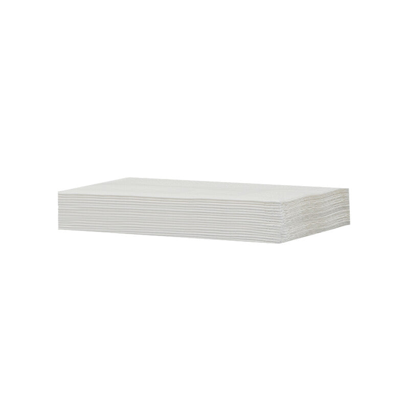 Papierserviette Servietten – weiss – 40 × 40 cm, 3-lagig, 1/8-Falz – 24'000 Stück
