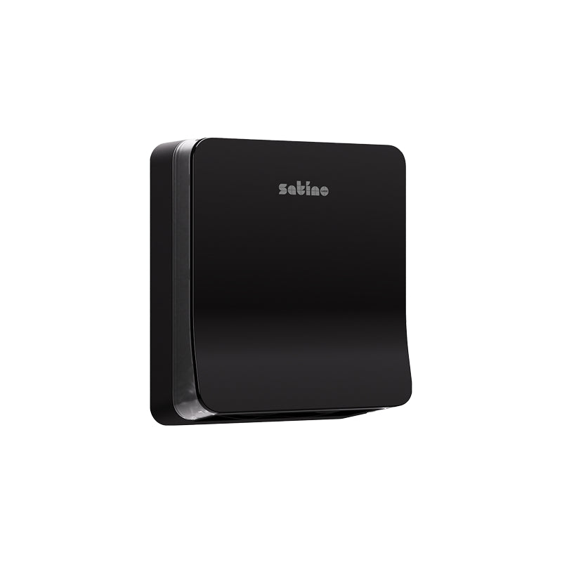 Satino satino Satino Falthandtuchspender S Kunststoff Schwarz – für V- und C-Falz – 301 × 350 × 165 mm