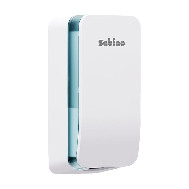 Satino Clean&Care Automatischer Seifenspender – Wandmontage – 1'000 ml, weiss, Kunststoff