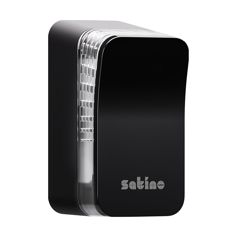 Satino satino Satino Lufterfrischerspender – Schwarz, Kunststoff – 9,9×9,1 cm