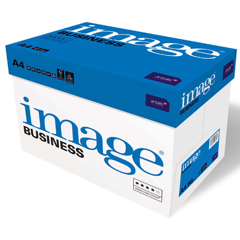 Image Business Kopierpapier Hochweiss – A4, 80 g/m², 2-fach gelocht, 100'000 Blatt