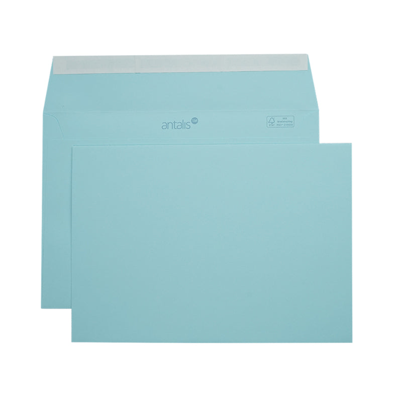 Image Couvert C5, ohne Fenster, Bermuda/blau, 120 g/m² – 200 Stk.