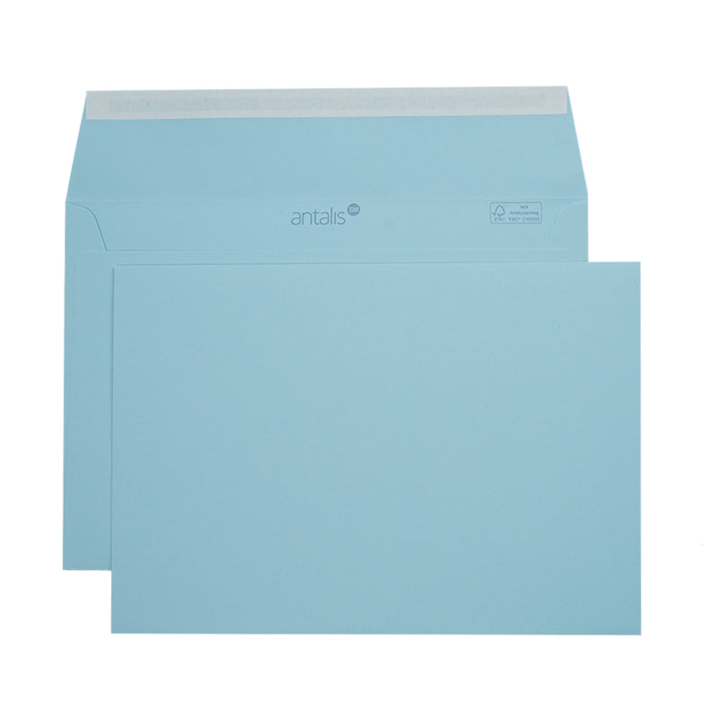 Image Couvert C5, ohne Fenster, Iceberg/eisblau, 120 g/m² – 200 Stk.