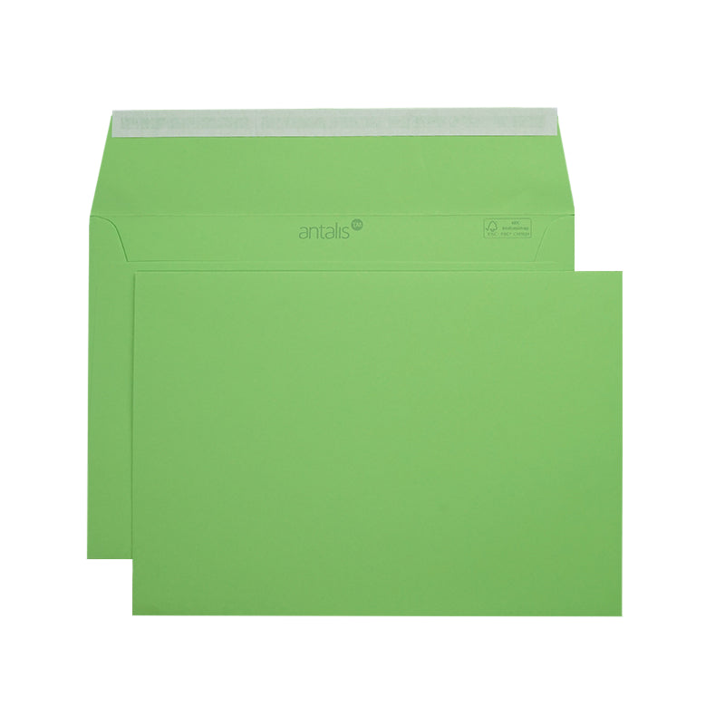 Image Couvert C5, ohne Fenster, Java/Maigrün, 120 g/m², Coloraction – 200 Stk.