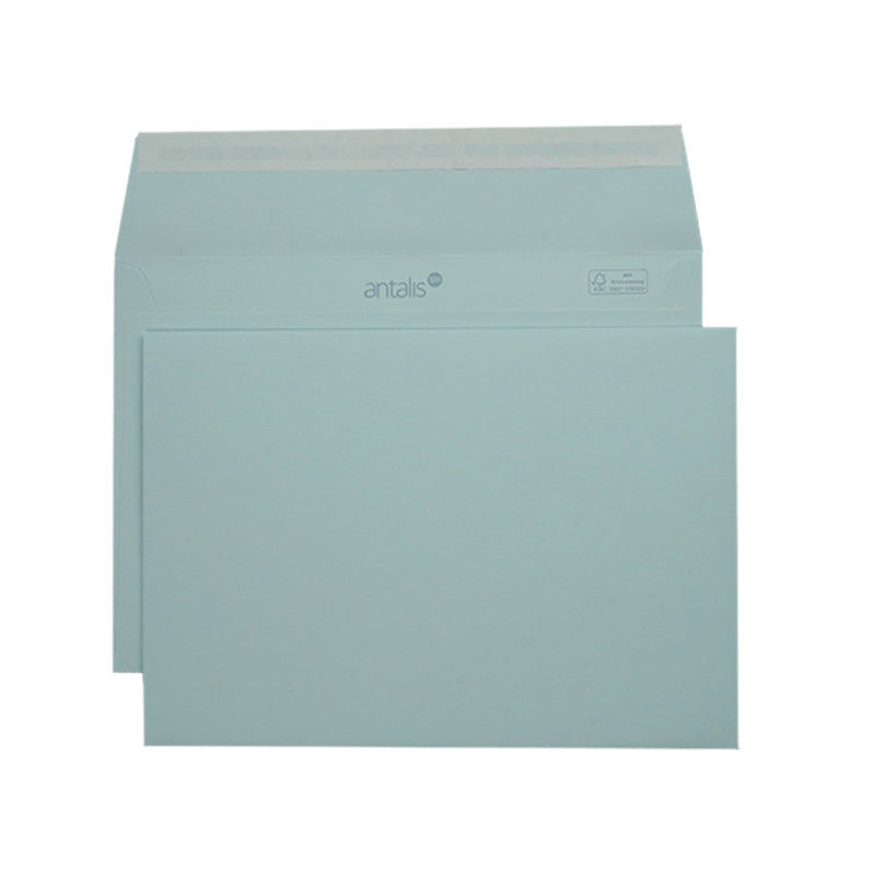 Image Couvert C5, ohne Fenster, Lagoon/hellblau, 120 g/m² – 200 Stk.