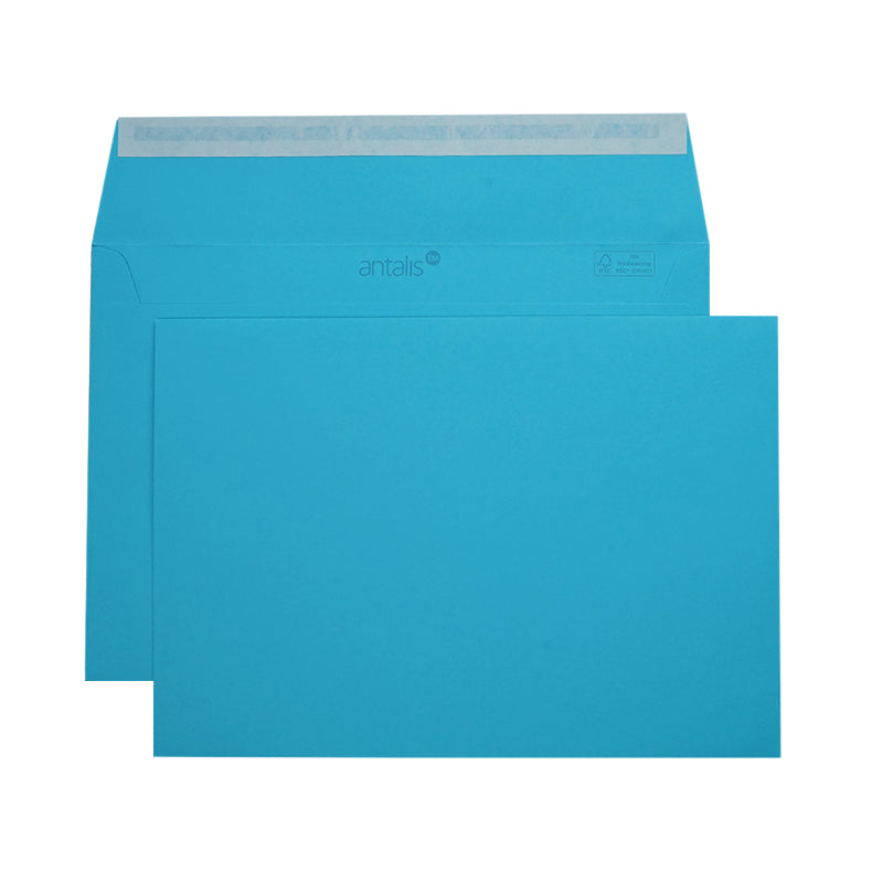 Image Couvert C5, ohne Fenster, Coloraction Lisbon, königsblau, 120 g/m² – 200 Stk.