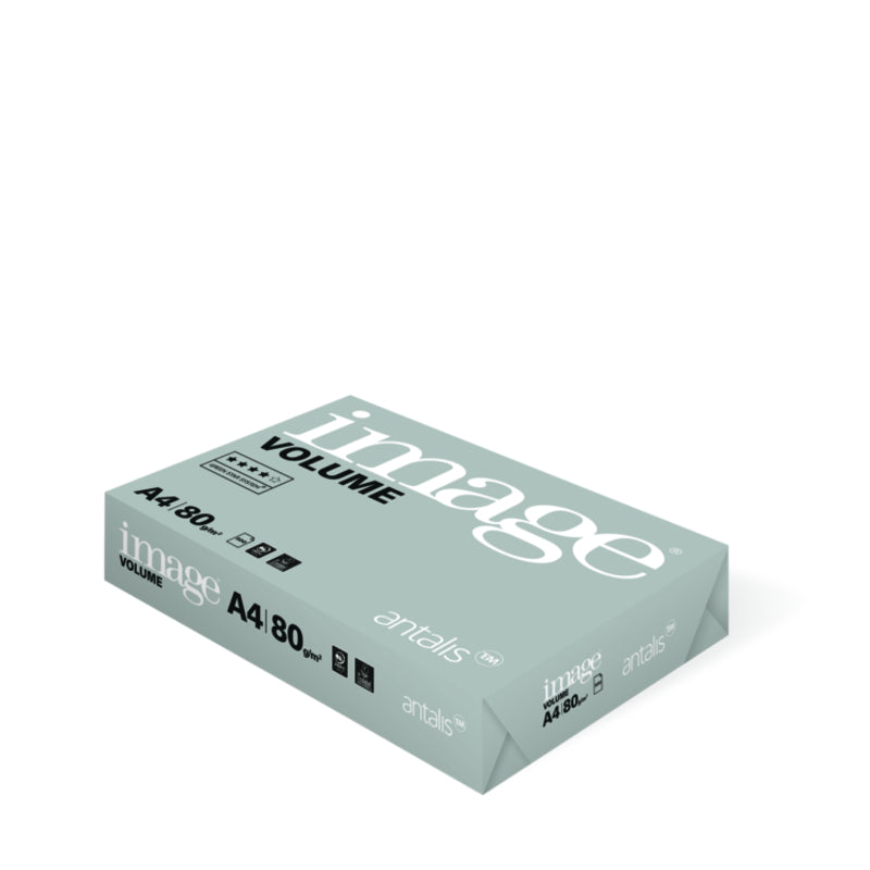 Image Volume Kopierpapier Hochweiss – A4, 80 g/m², 4-fach gelocht, 2'500 Blatt