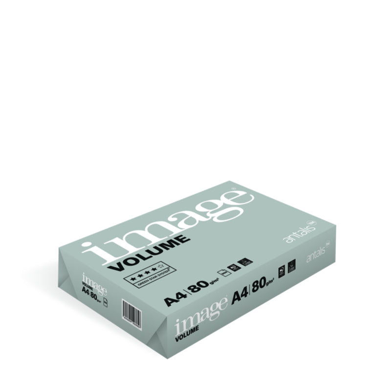 Image Volume Kopierpapier Hochweiss – A4, 80 g/m², 4-fach gelocht, 50'000 Blatt