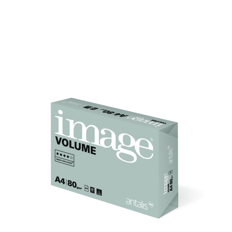 Image Kopierpapier – A4, 80 g/m², hochweiss – holzfrei ECF, 4-fach gelocht – 2500 Blatt