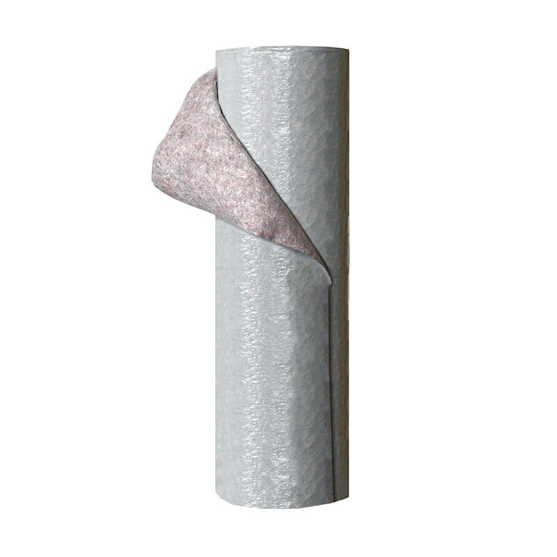 Abdeckvlies 220 g/m² – 1000 mm × 50 m – grau, Vlies/PE – 15 Rollen