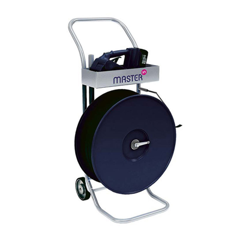 Master'in PET-Umreifungsband – 15,5 mm × 0,700 mm × 1750 m, Kern-Ø 406 mm, grün – 1 Rolle