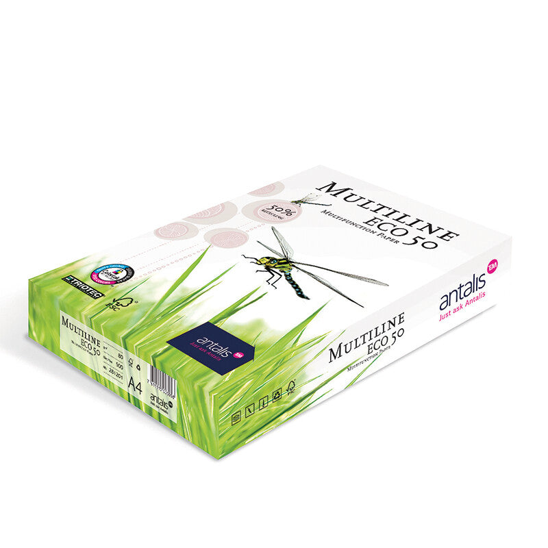 Multiline eco50 Multiline Kopierpapier – A3, 80 g/m², Hochweiss – FSC – 50000 Blatt