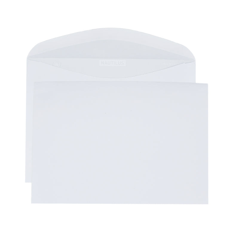 Nautilus Couvert B5, ohne Fenster, matt weiss, 100 g/m², Classic – 500 Stk.