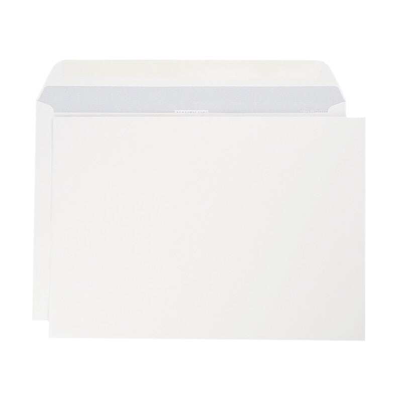 Nautilus Kuvert C4, ohne Fenster, matt weiss, 120 g/m², recyceltes Material – 250 Stk.
