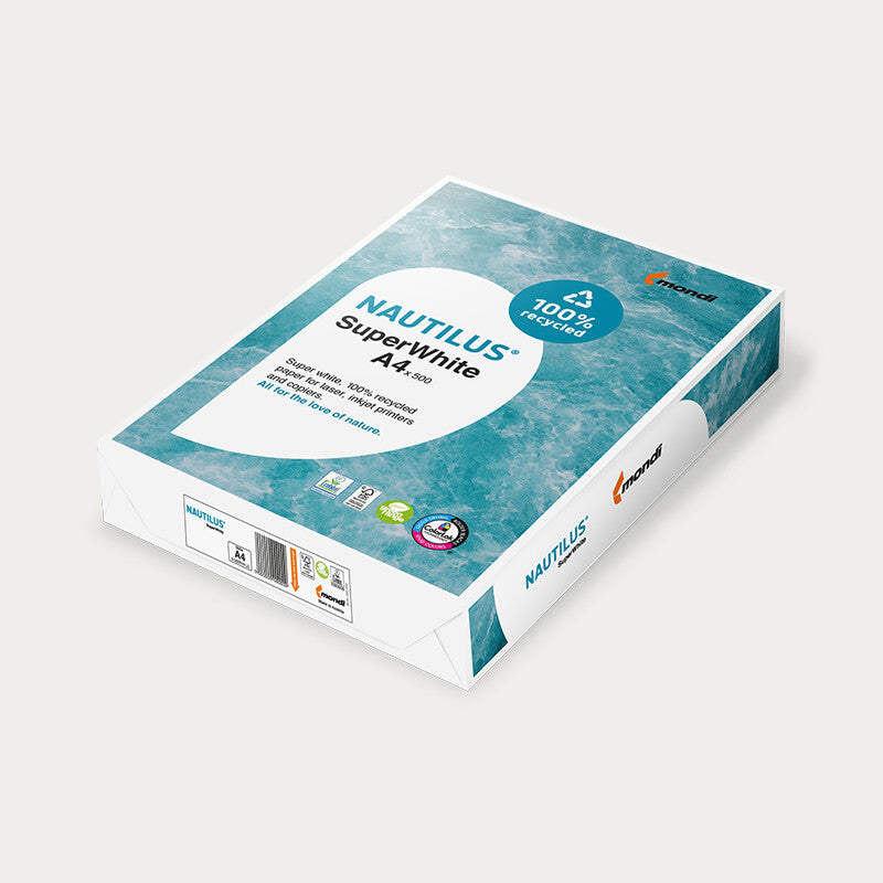 Nautilus Kopierpapier – A4, 100 g/m², hochweiss – FSC – 500 Blatt