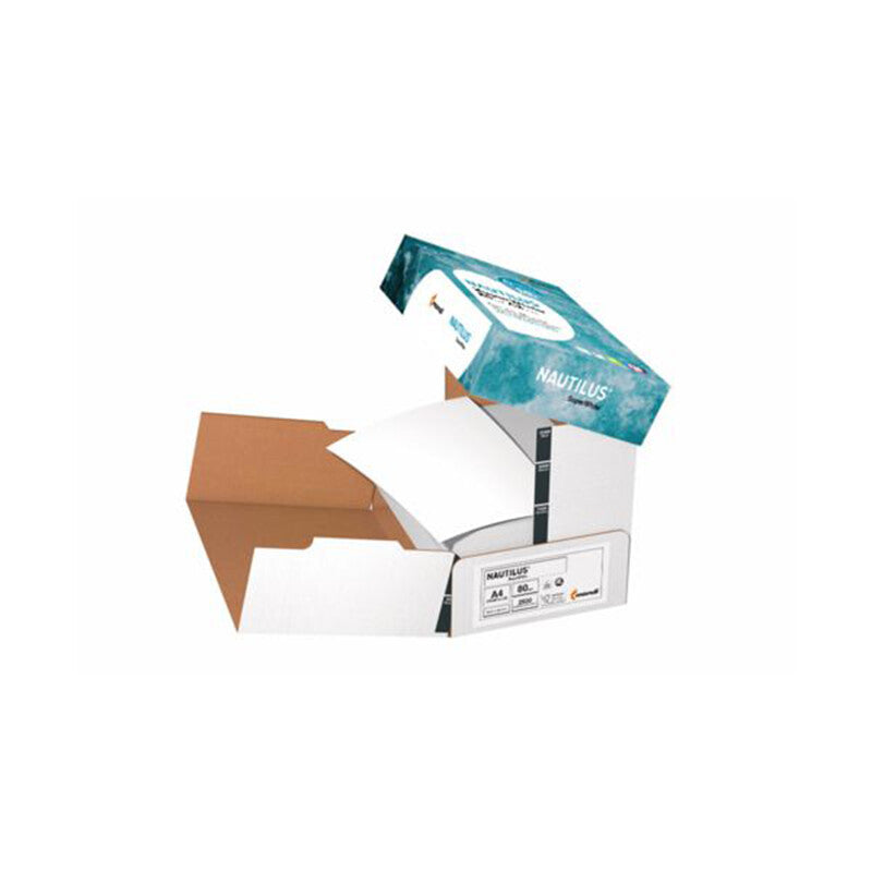 Nautilus SuperWhite Recyclingpapier 100% Recycling – A4, 80 g/m², 2'500 Blatt