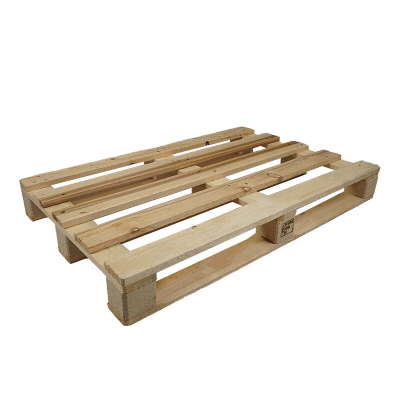 Einweg-Palette Palette – 1'200 × 800 × 141 mm, Holz, ISPM15, natur – 1 Stk.