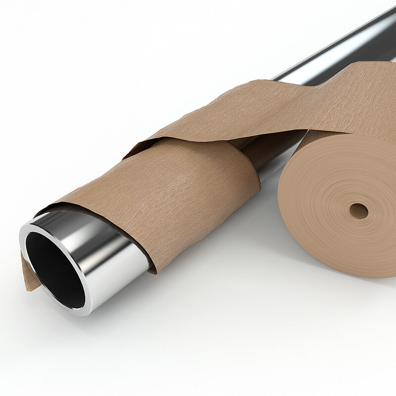 Kronendehnkrepp Papierpolster-Wrap, Kraftkrepppapier – 100 mm × 22 m – Papier, braun – 80 Rollen