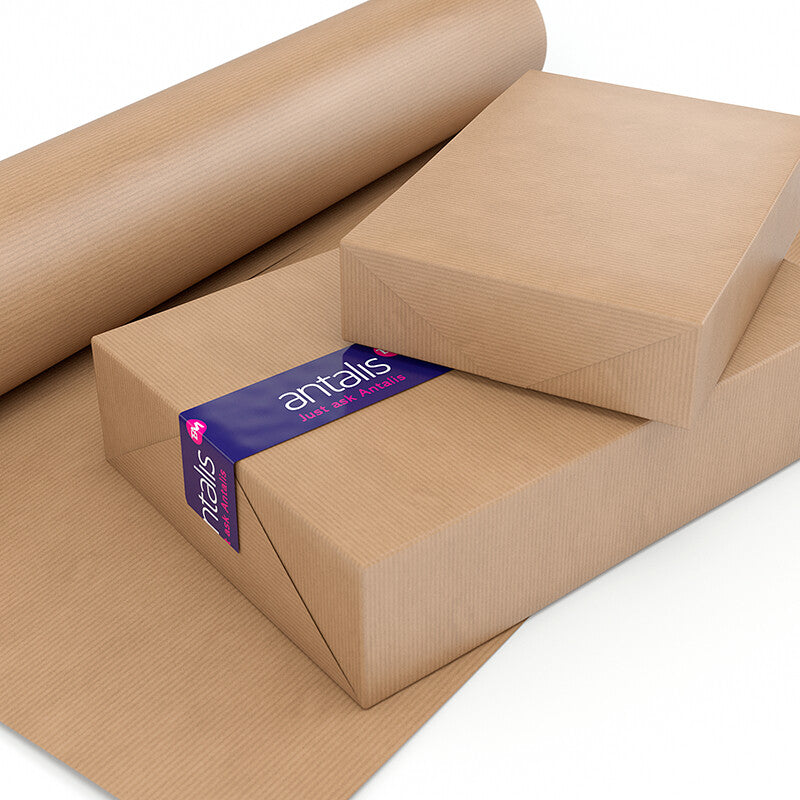 Kronenpapier Packpapier (Kraftpapier), 80 g/m², 150 cm × 520 m, Braun, 1 Rolle, 100 % PEFC