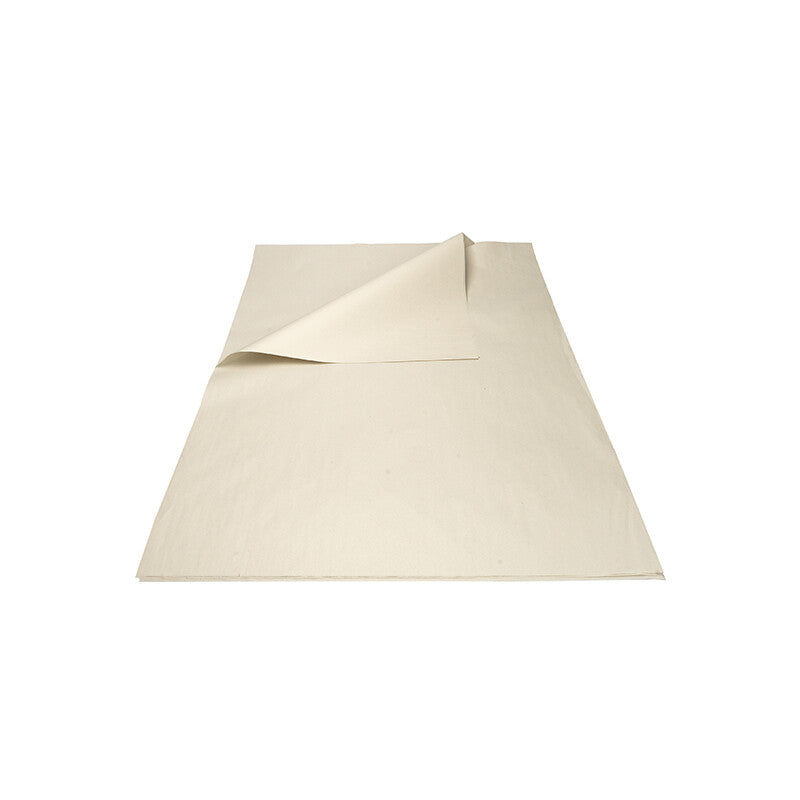 Druckausschuss Pergamentersatzpapier: 45 g/m², 37,5 × 50 cm, weisslich, 100 % Recyclingpapier – 12.5 kg