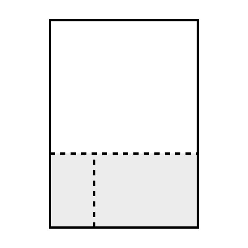 QR Rechnungspapier Einzahlungsschein QR – A4 – 90 g/m² – 1'000 Blatt, perforiert, unbedruckt – für Laser-/Inkjetdrucker – FSC