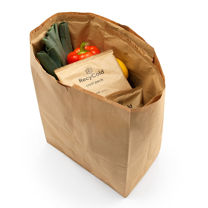 RecyCold Kühlpacks – 150 mm × 0,2 m, braun, 40 Stück
