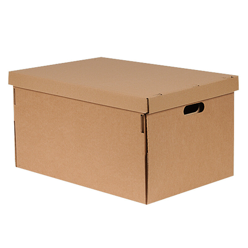 Mehrweg-transportbox-deckel Deckel, braun, mit Grifföffnungen – 578 × 391 × 40 mm – für Mehrweg-Transportbox – 25 Stück