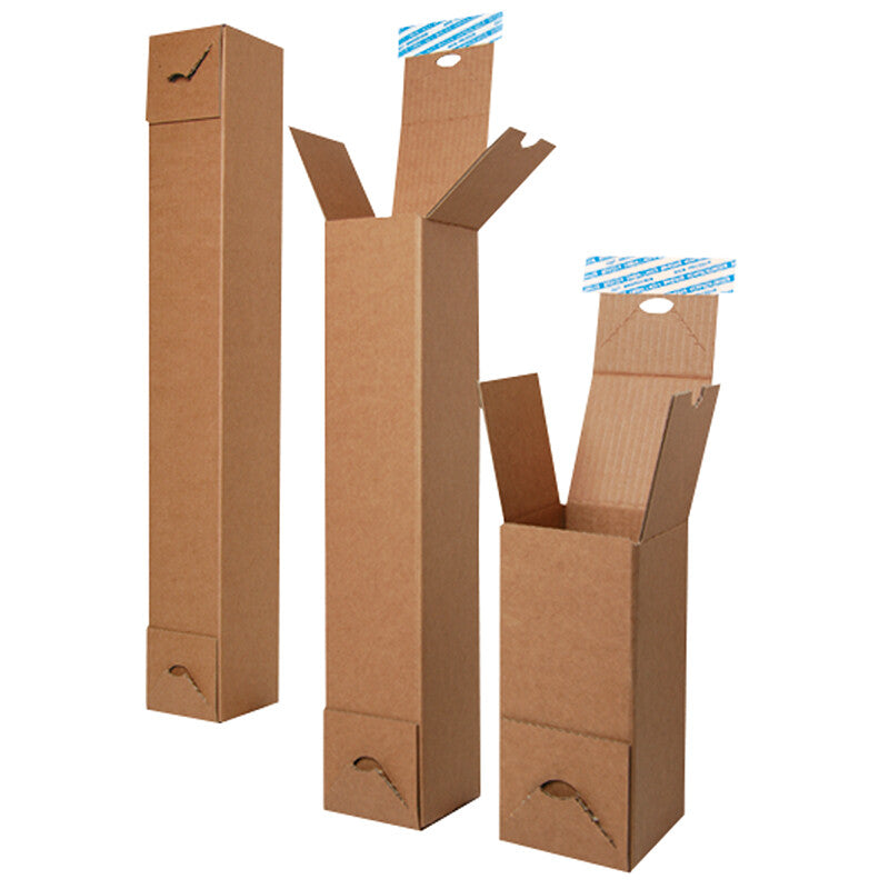 Vierkanthülle, Braun – 100 × 100 × 430 mm – 25 Stk.