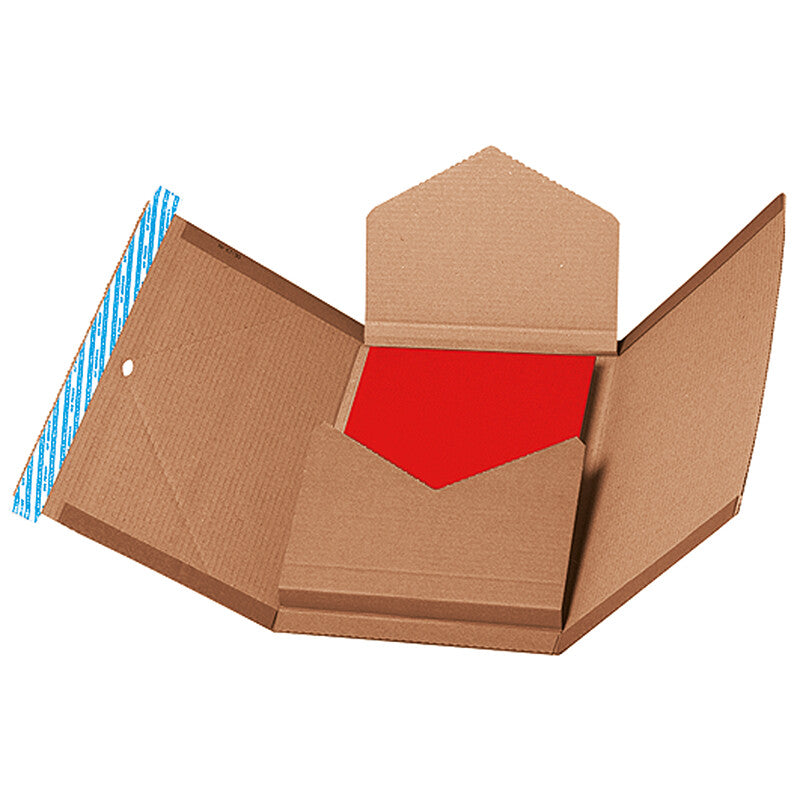 Varifix Bücherbox, Braun – 275 × 245 × 1–60 mm – 50 Stk.