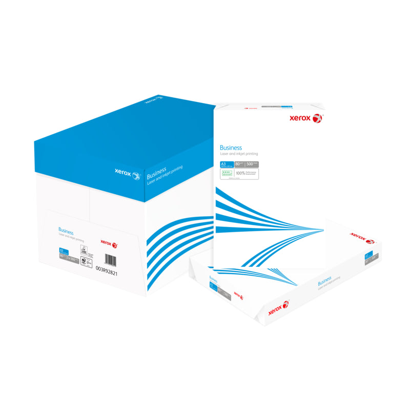 Xerox Business Kopierpapier Weiss – A3, 80 g/m², 12'500 Blatt